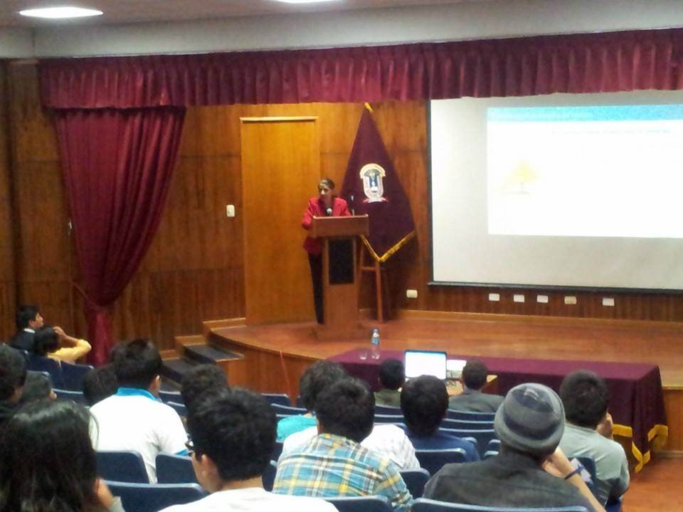 Fotografía de ponencia
