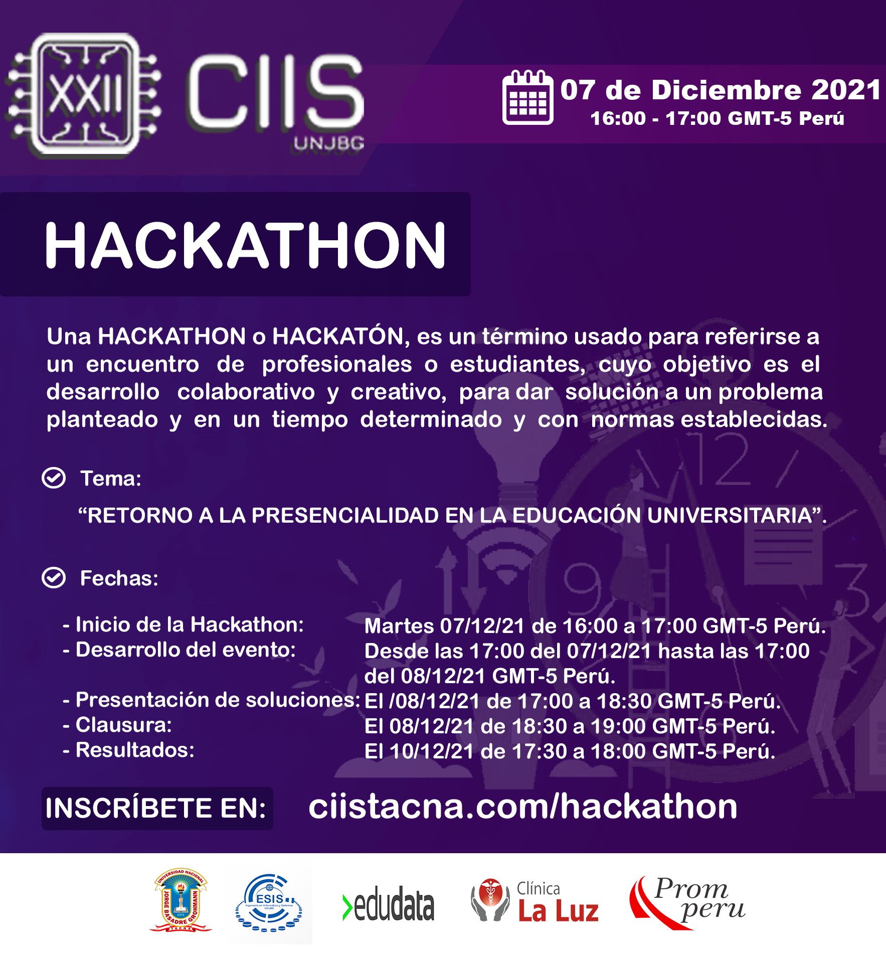 Flyer de concursos (hackathon)