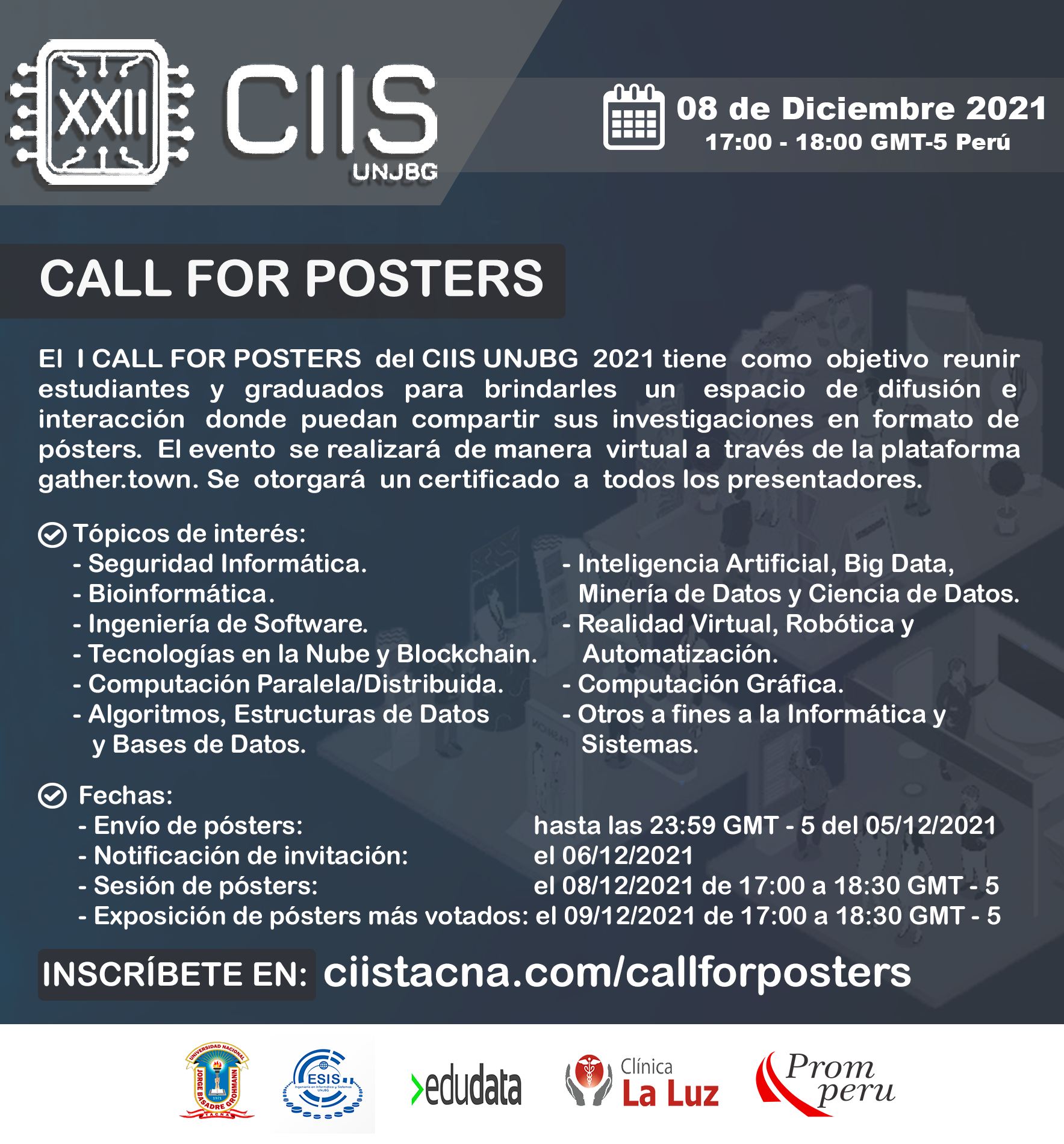 Flyer de concursos (call for posters)